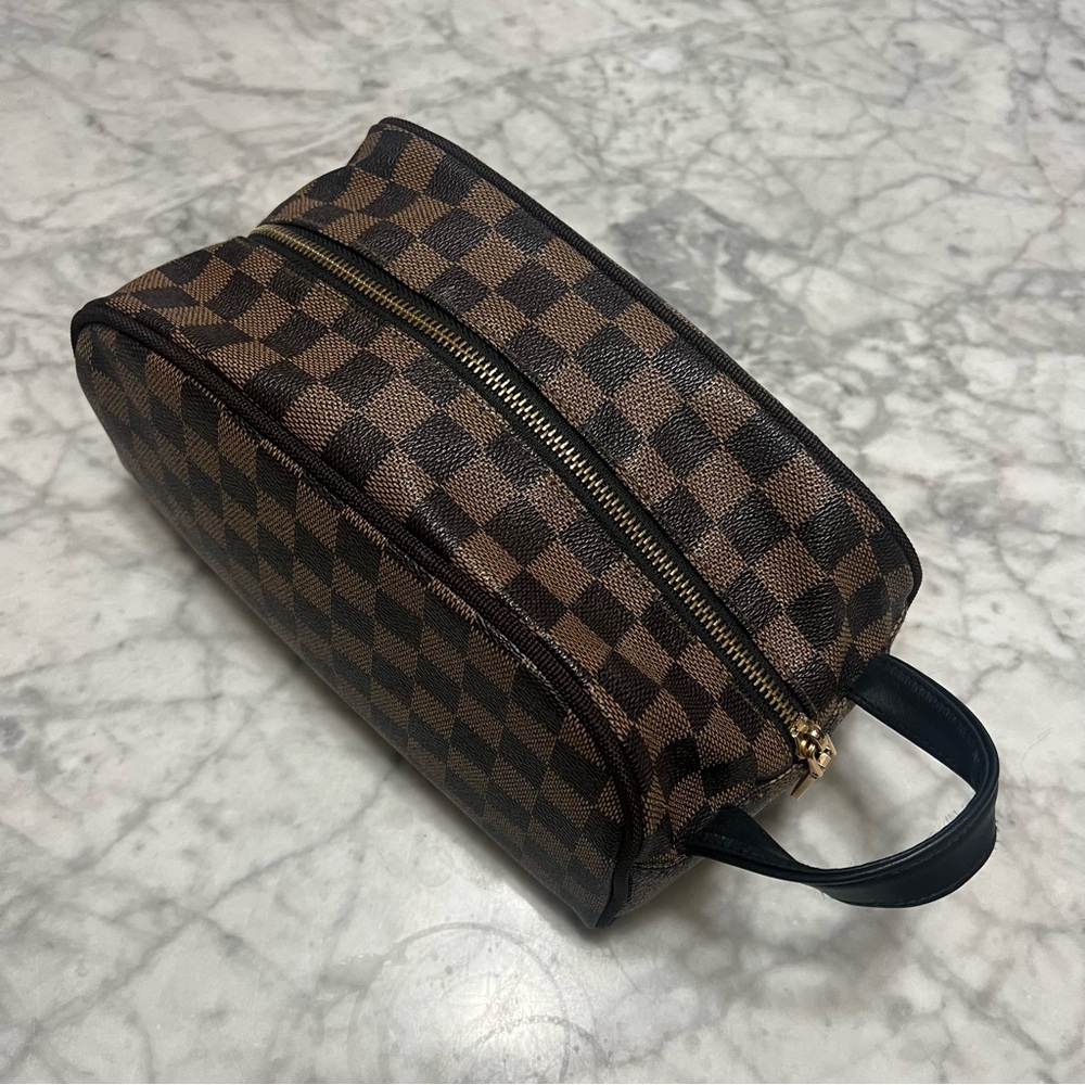Damien Ebene Makeup/Cosmetic Bag